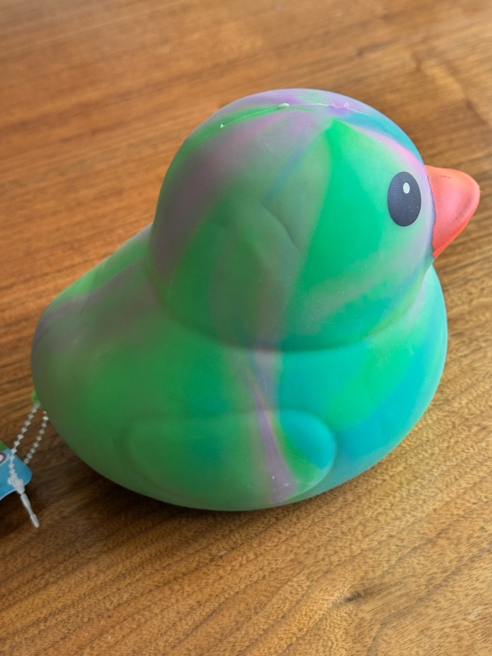 Sunny Days Squeezy Jumbo Tie Dye Squishy Duck Stress Toy Sensory Fidget NWT - Picture 3 of 9